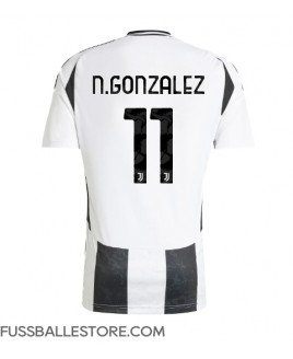 Günstige Juventus Nicolas Gonzalez #11 Heimtrikot 2024-25 Kurzarm